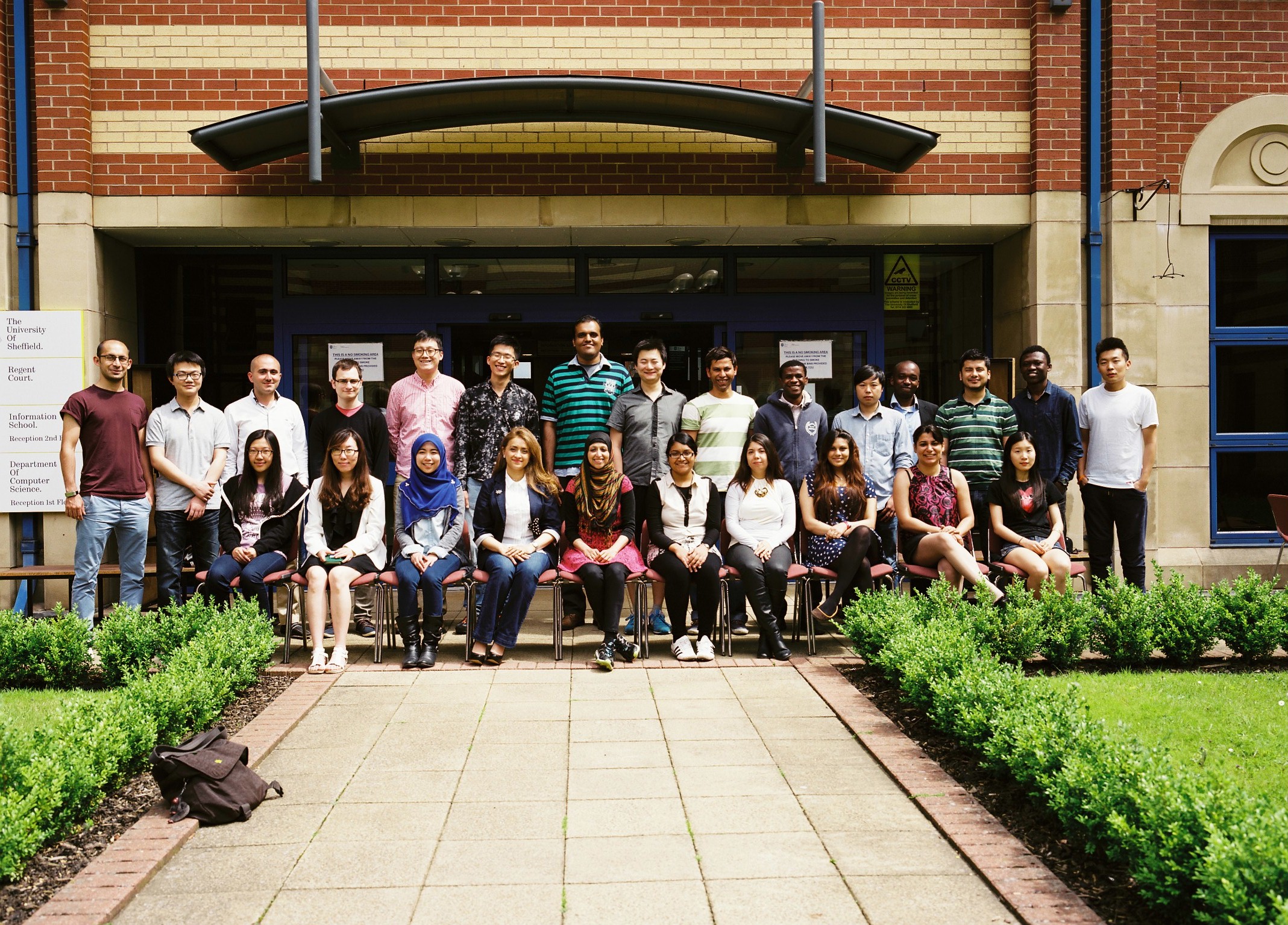 A Group Photograph of the MSc
                Students