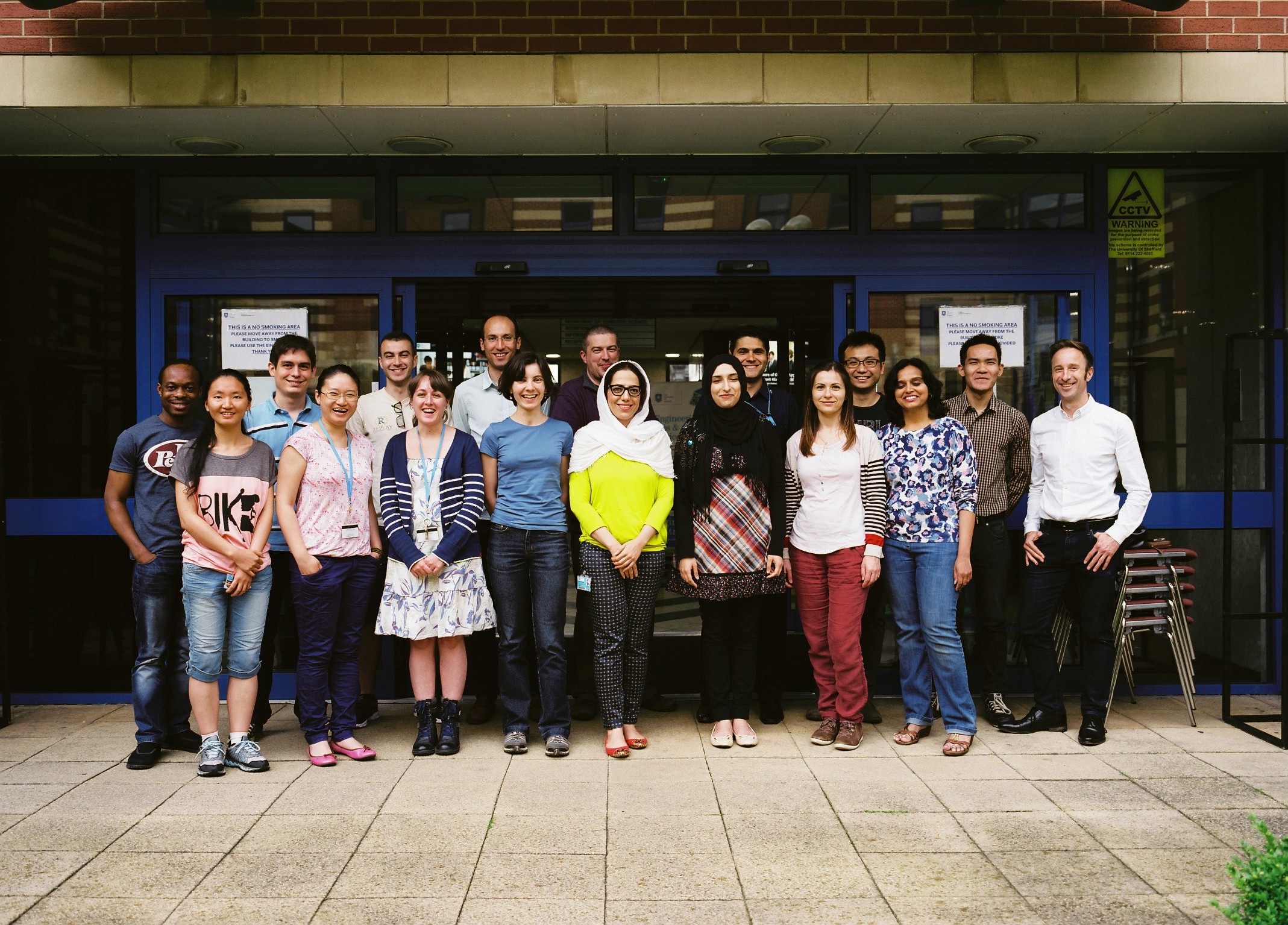 A Group Photograph of the PhD
                Students